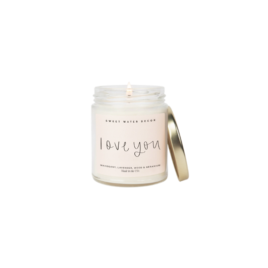 Love You Candle
