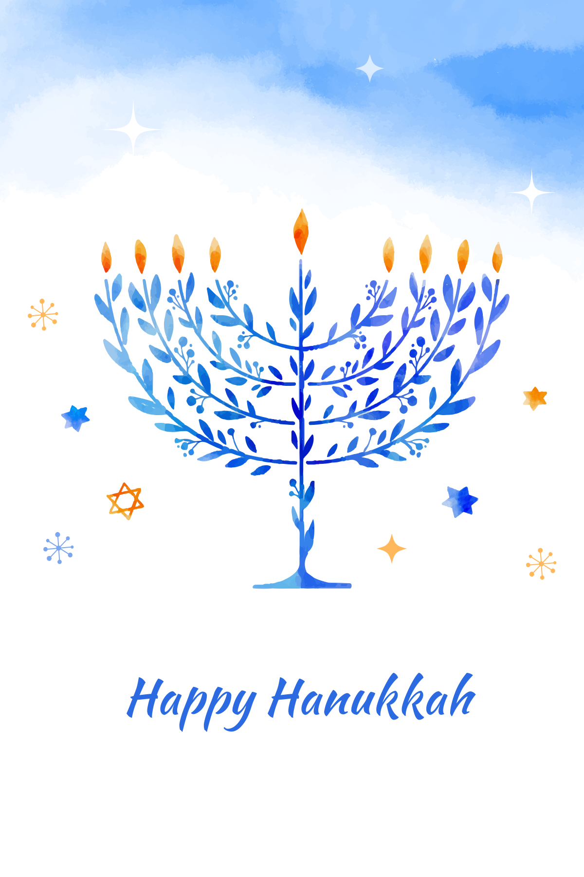 Happy Hanukkah Card