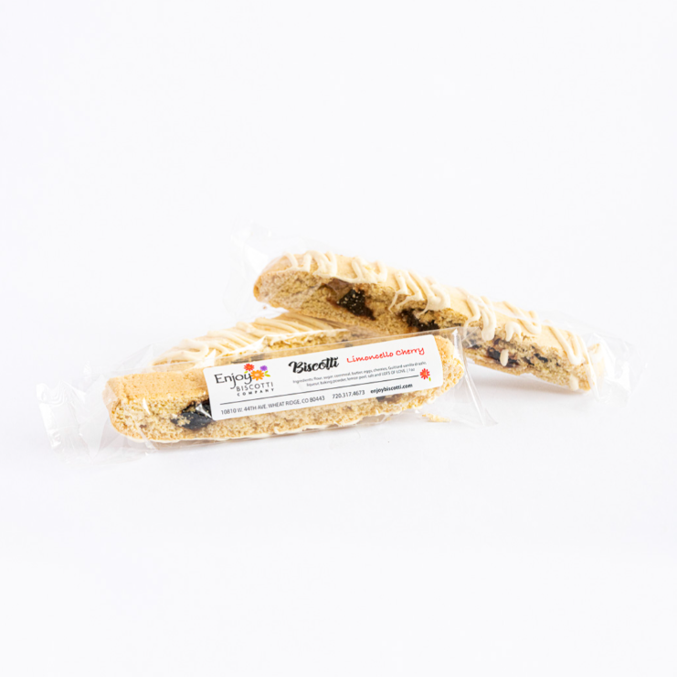 Enjoy Biscotti Company - Limoncello Cherry Biscotti