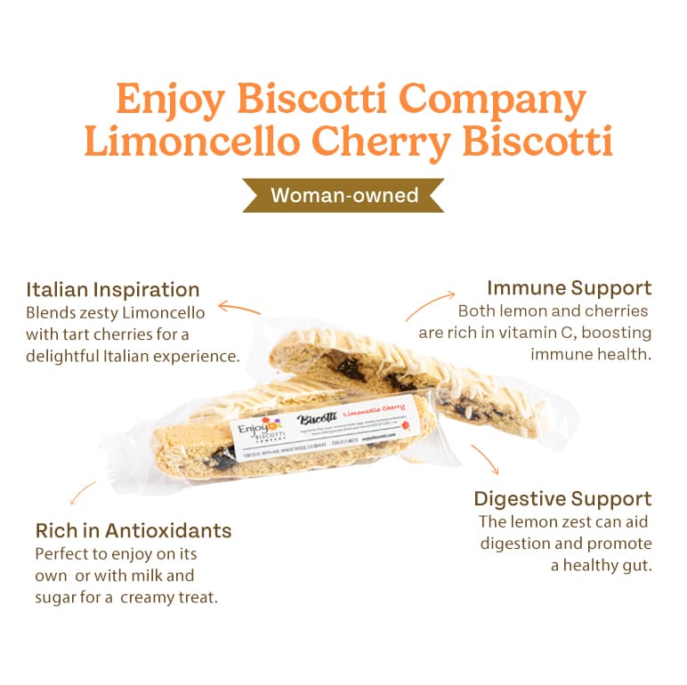 Limoncello Cherry Biscotti