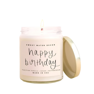 Happy Birthday Soy Candle