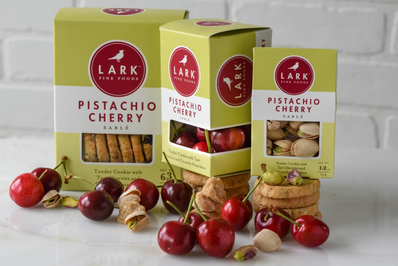 Pistachio Cherry Cookies