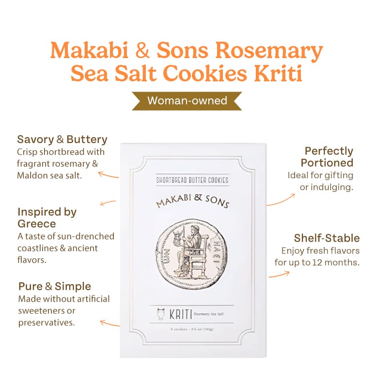 Rosemary Sea Salt Cookies - Kriti