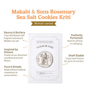 Rosemary Sea Salt Cookies - Kriti