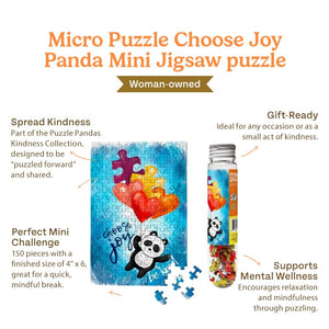 Choose Joy Panda Mini Jigsaw puzzle