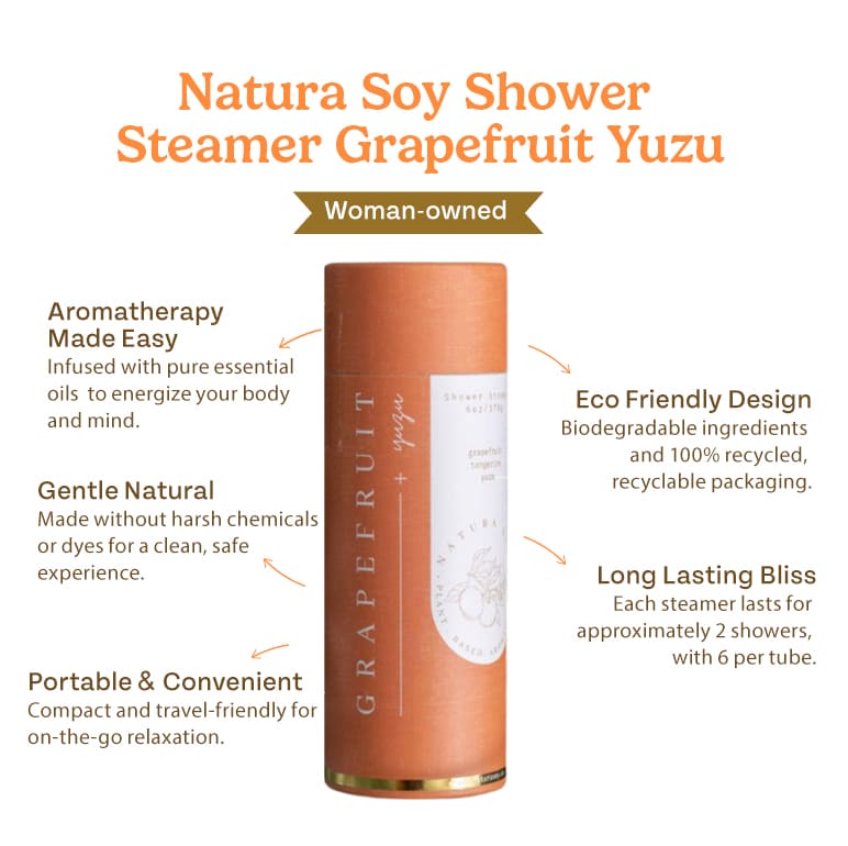 Grapefruit Yuzu Shower Steamer