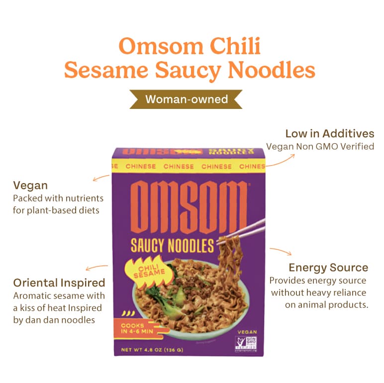 Chili Sesame Saucy Noodles