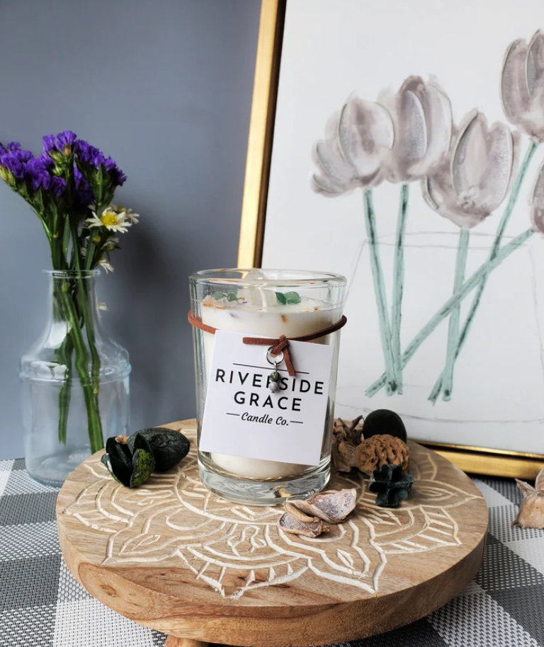 Felicitas Crystal Candle