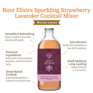 Sparkling Strawberry Lavender Cocktail Mixer