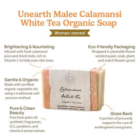 Calamansi White Tea Organic Soap